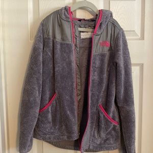 The North Face gray jacket size 10/12